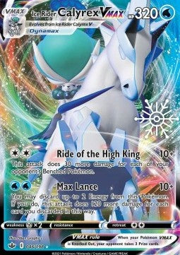 Chilling Reign 046/198 Ice Rider Calyrex VMax (Holiday Calendar)