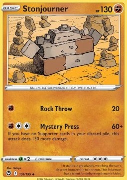 Silver Tempest 101/195 Stonjourner (Reverse Holo)