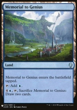 The List - Dominaria 243/269 Memorial to Genius
