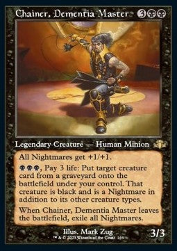 Dominaria Remastered 299 Chainer, Dementia Master (Foil)