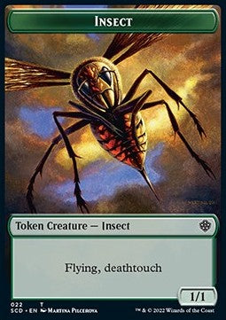 Human Warrior 006 Insect 022 Starter Commander Token