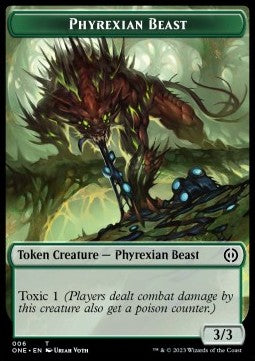 Phyrexian Beast 006 Phyrexia All Will Be One Token