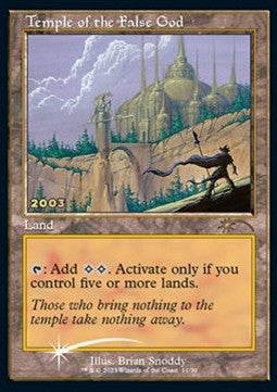 30th Anniversary Celebration 11/30 Temple of the False God (Date Stamped Foil)