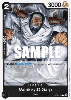 Paramount War OP02-115 Monkey.D.Garp (Foil)