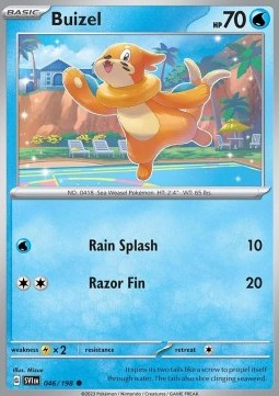 Scarlet & Violet 046/198 Buizel (Reverse Holo)