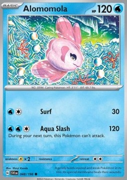 Scarlet & Violet 048/198 Alomomola (Reverse Holo)
