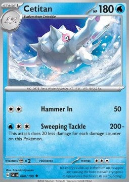 Scarlet & Violet 060/198 Cetitan (Reverse Holo)