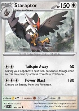 Scarlet & Violet 150/198 Staraptor (Reverse Holo)