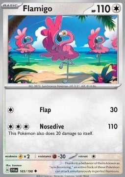 Scarlet & Violet 165/198 Flamigo (Reverse Holo)