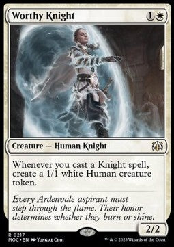 March of the Machine Commander 0217 Worthy Knight