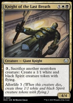 March of the Machine Commander 0331 Knight of the last Breath