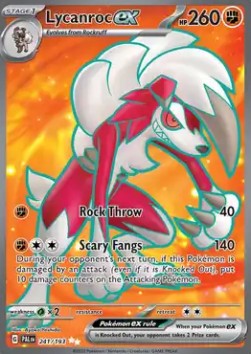Paldea Evolved 241/193 Lycanroc ex