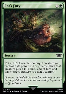 LOTR Tales of Middle Earth 0164 Ent's Fury (Foil)