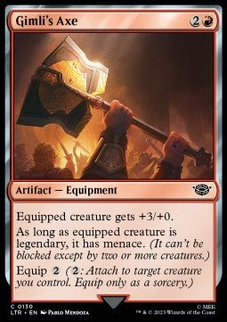 LOTR Tales of Middle Earth 0130 Gimli's Axe (Foil)