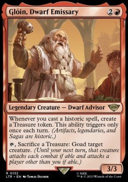 LOTR Tales of Middle Earth 0132 Gloin, Dwarf Emissary