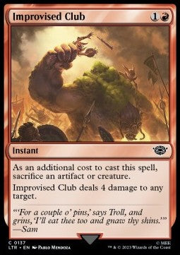 LOTR Tales of Middle Earth 0137 Improvised Club (Foil)