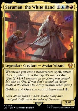 LOTR Tales of Middle Earth Commander 0008 Saruman, the White Hand