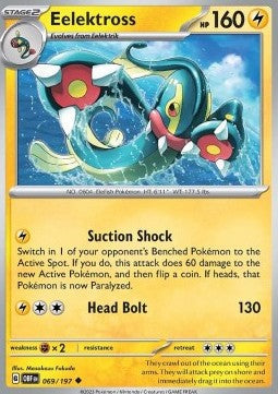 Obsidian Flames 069/197 Eelektross (Reverse Holo)