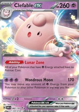 Obsidian Flames 082/197 Clefable ex