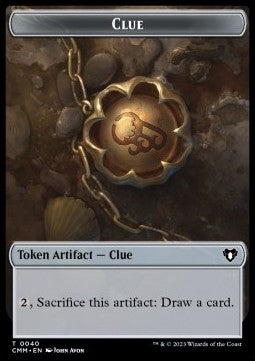 Graveborn 0038 Clue 0040 Commander Masters Token