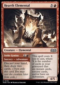Wilds of Eldraine 0136 Hearth Elemental