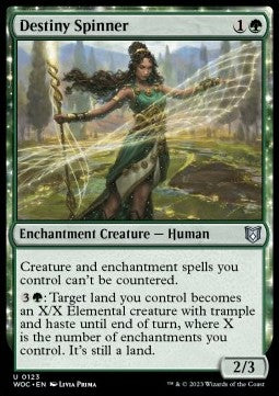 Wilds of Eldraine Commander 0123 Destiny Spinner