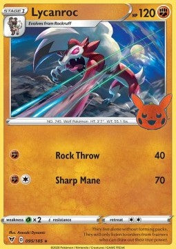 Trick or Trade 2023 VIV095 Lycanroc