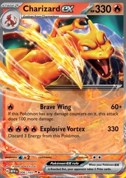 Pokemon 151 006/165 Charizard ex