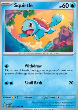 Pokemon 151 007/165 Squirtle