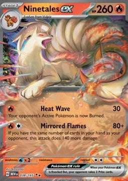 Pokemon 151 038/165 Ninetales ex