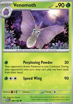 Pokemon 151 049/165 Venomoth