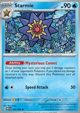 Pokemon 151 121/165 Starmie (Holo)