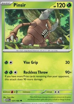 Pokemon 151 127/165 Pinsir
