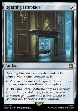 Doctor Who 0183 Rotating Fireplace (Foil)