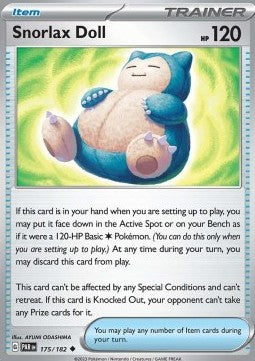 Paradox Rift 175/182 Snorlax Doll (Reverse Holo)