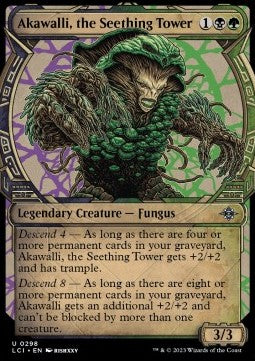 The Lost Caverns of Ixalan 0298 Akawalli, the Seething Tower (Foil)