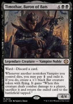The Lost Caverns of Ixalan Commander 0210 Timothar, Baron of Bats