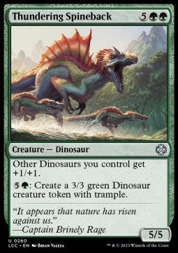The Lost Caverns of Ixalan Commander 0260 Thundering Spineback