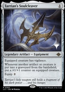 The Lost Caverns of Ixalan 0264 Tarrian's Soulcleaver (Silver Stamped)
