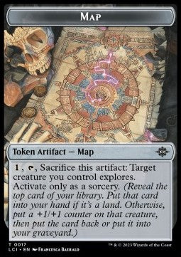 Skeleton Pirate 0008 Map 0017 Lost Caverns of Ixalan Token