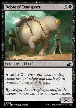 Ravnica Remastered 0072 Debtors' Transport (Foil)
