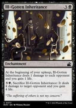 Ravnica Remastered 0077 Ill-Gotten Inheritance (Foil)