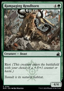 Ravnica Remastered 0154 Rampaging Redhorn