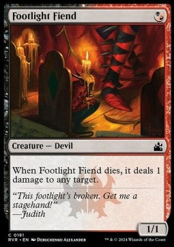 Ravnica Remastered 0181 Footlight Fiend