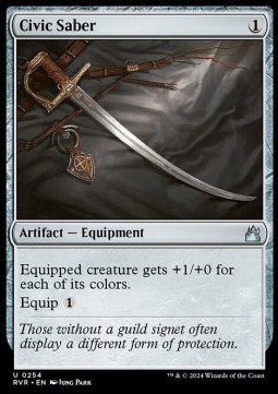 Ravnica Remastered 0254 Civic Saber