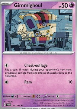 Paldean Fates 044/091 Gimmighoul (Reverse Holo)