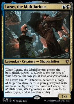 Murders at Karlov Manor Commander 0214 Lazav, the Multifarious