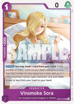 Wings of the Captain OP06-063 Vinsmoke Sora