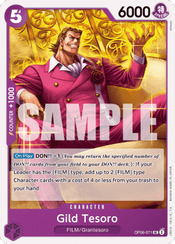 Wings of the Captain OP06-071 Gild Tesoro