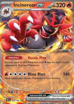 Temporal Forces 034/162 Incineroar ex
